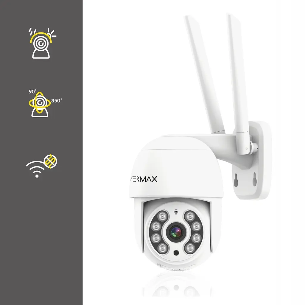 Уличная поворотная Wi-Fi камера видеонаблюдения Overmax Camspot 4.0 PTZ FULL HD - фото 5