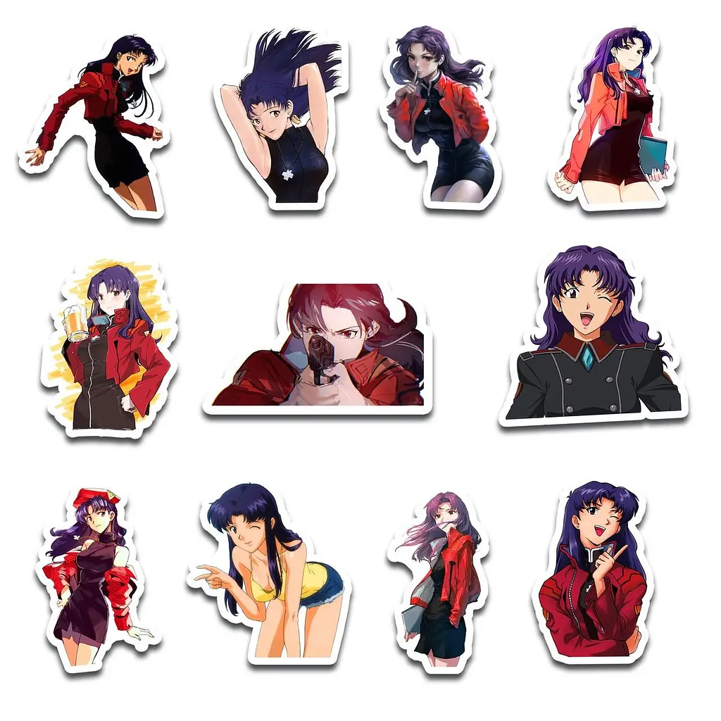 Стикерпак GeekLand Evangelion Misato Katsuragi 45 штук (SP MK 01) - фото 3