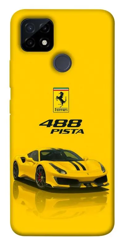TPU чохол Demsky Yellow beast для Realme C21Y