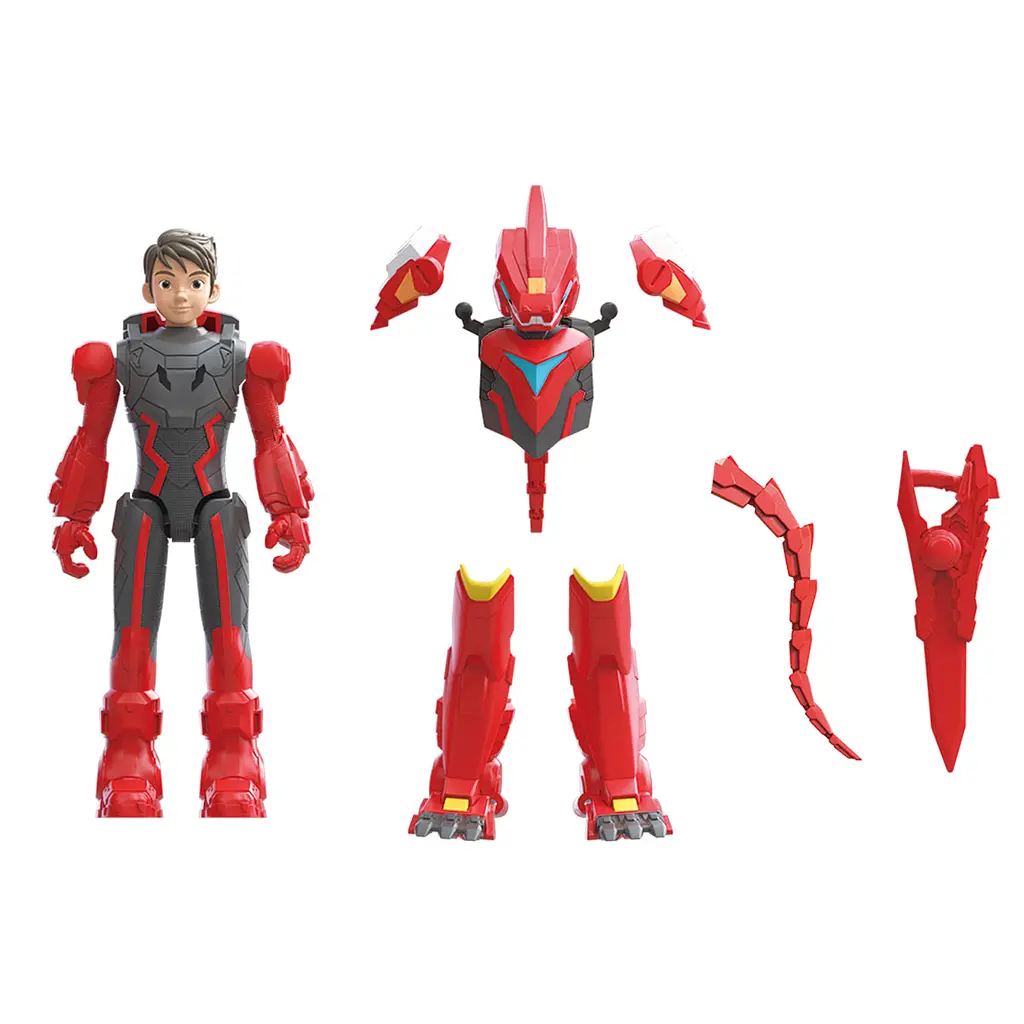 Фигурка Quantum Heroes Dinoster Лучио 20 см (EU580831) - фото 5