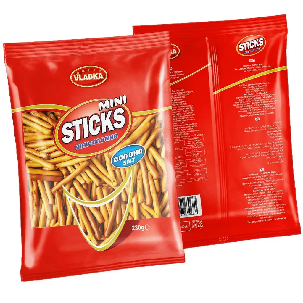 Соломка солона Vladka mini sticks 230г - фото 2