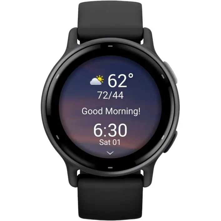 Смарт-часы Garmin vivoactive 5 Slate Aluminum Bezel with Black Case and Silicone Band (010-02862-10) - фото 4