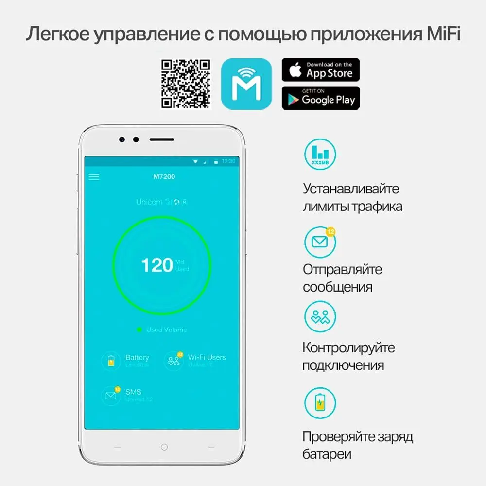 4G модем + Wi-Fi роутер TP-Link M7200 [79810] - фото 8