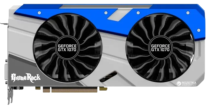 Відеокарта GeForce GTX 1070 8GB Palit GameRock+ GameRock (NE51070S15P2-1041G) Б/В