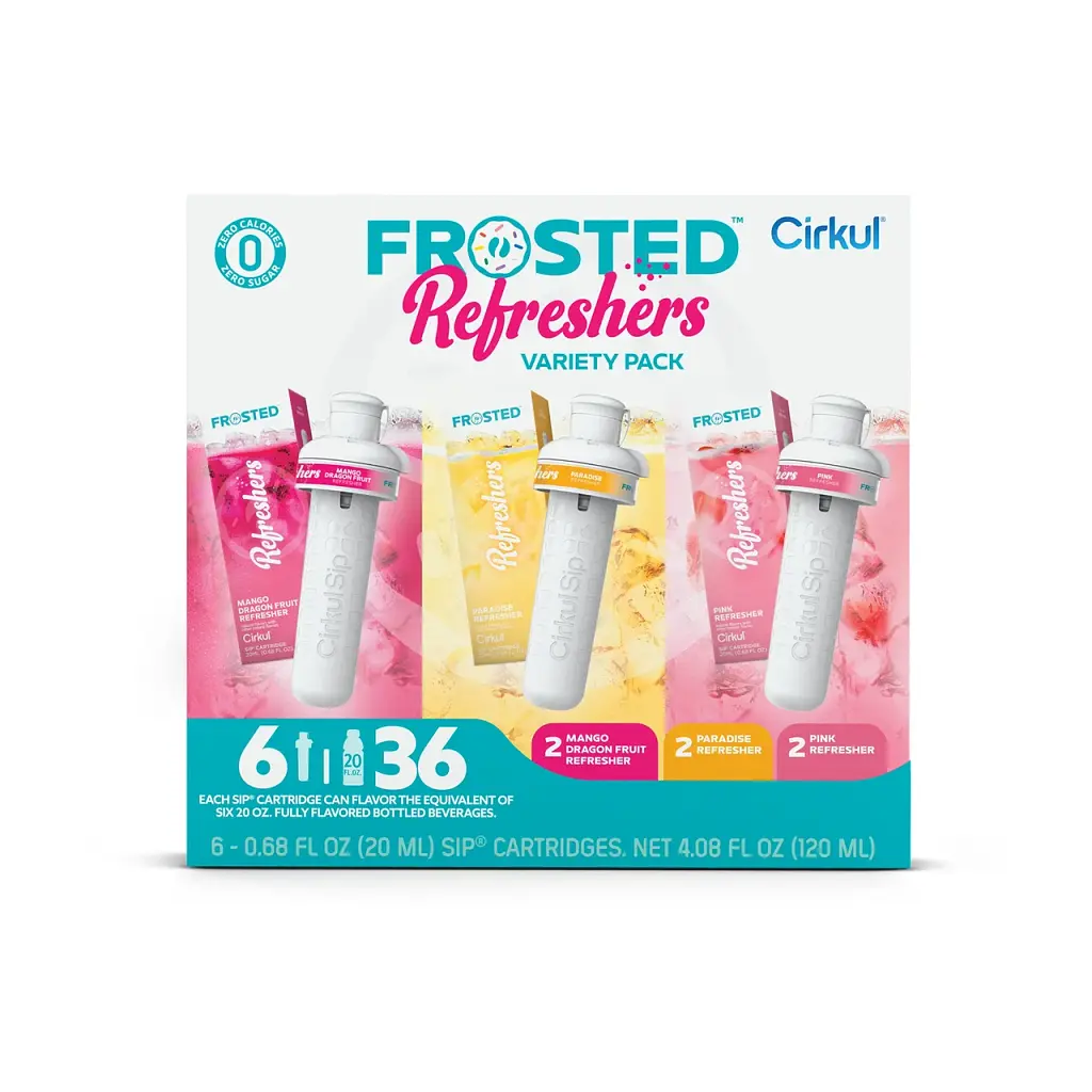 Набір картриджів для напоїв Cirkul Frosted Refreshers Variety Drink Mix Cartridges 6 шт