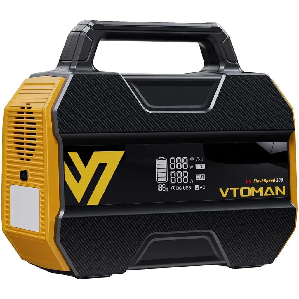 Зарядна станція Vtoman FlashSpeed 300 / 300 Вт / 230,4 Вт/ч / LiFePO4 (FlashSpeed 300) - фото 2