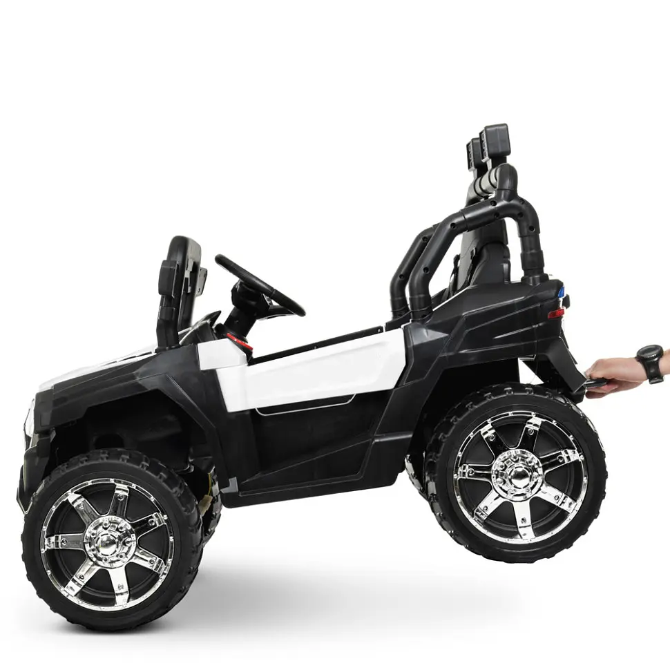 Дитячий електромобіль-джип Bambi M 4198EBLR-1 з музикою та світлом - фото 2