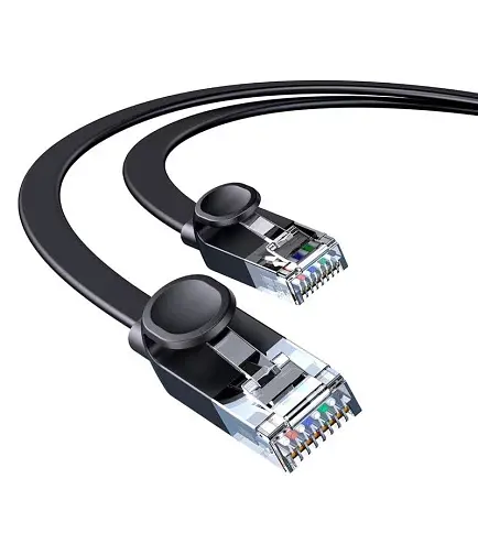 Патч-корд (сетевой кабель) Baseus High Speed ​​Six types of RJ45 1м PCWL-B01 Black - фото 2