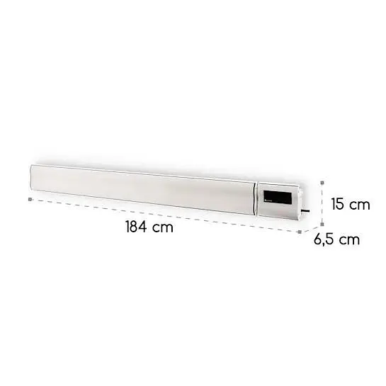 Інфрачервоний обігрівач Blumfeldt Cosmic Beam Plus XXL 3000 Вт (10033699) - фото 2