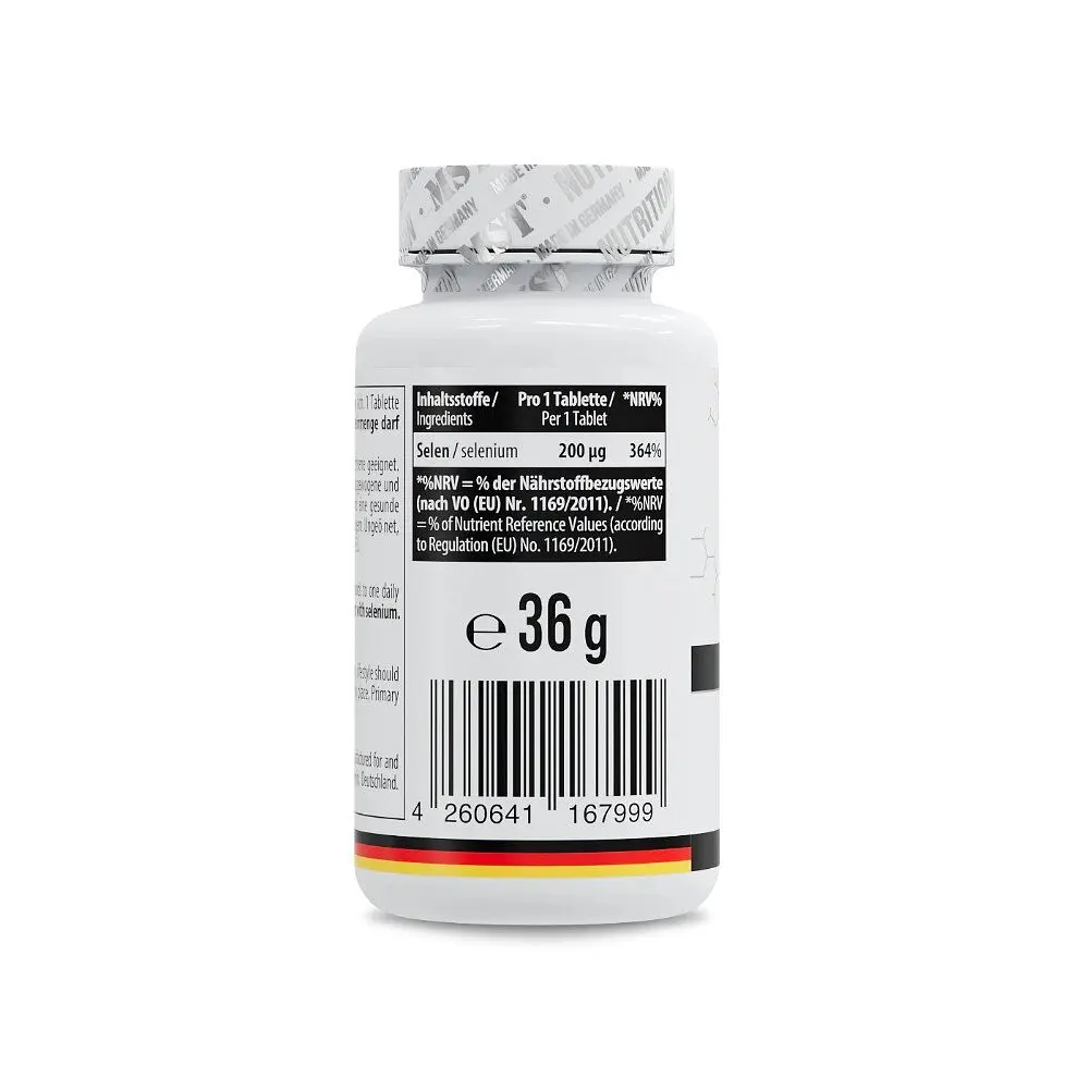 Селен MST Nutrition Selen 200 mcg, 180 таблеток - фото 2