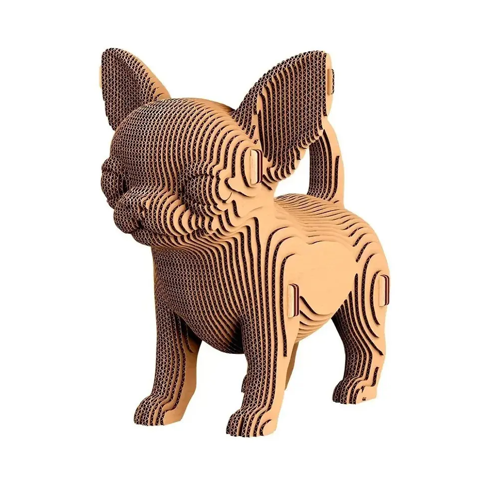 Картонний конструктор 3D Puzzle "PUPPIES TRIO" CARTPUPPIES 227 деталей - фото 9