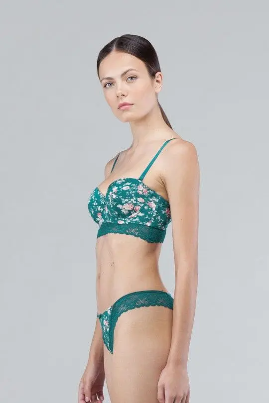 Комплект жіночої нижньої білизни Gisela 30170 зелений 80B/L - фото 3
