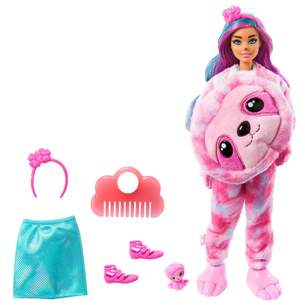 Кукла Barbie Cutie Reveal Милый ленивец (HJL59) - фото 7