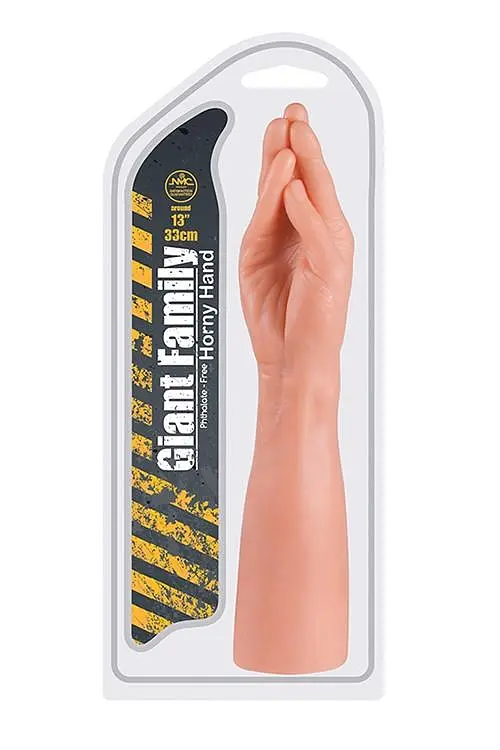 Рука для фістингу NMC Giant Family - Horny Hand Palm 33 см тілесний - фото 2