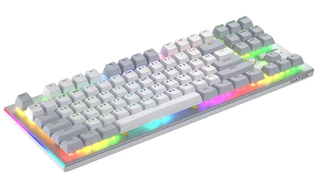 Клавіатура HATOR Gravity TKL Orange White (HTK561UA) - фото 3
