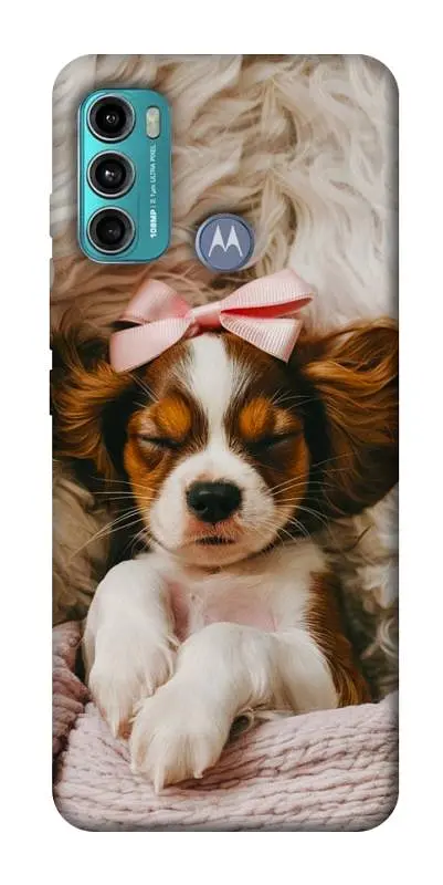 TPU чохол Demsky Sleepy spaniel для Motorola Moto G60