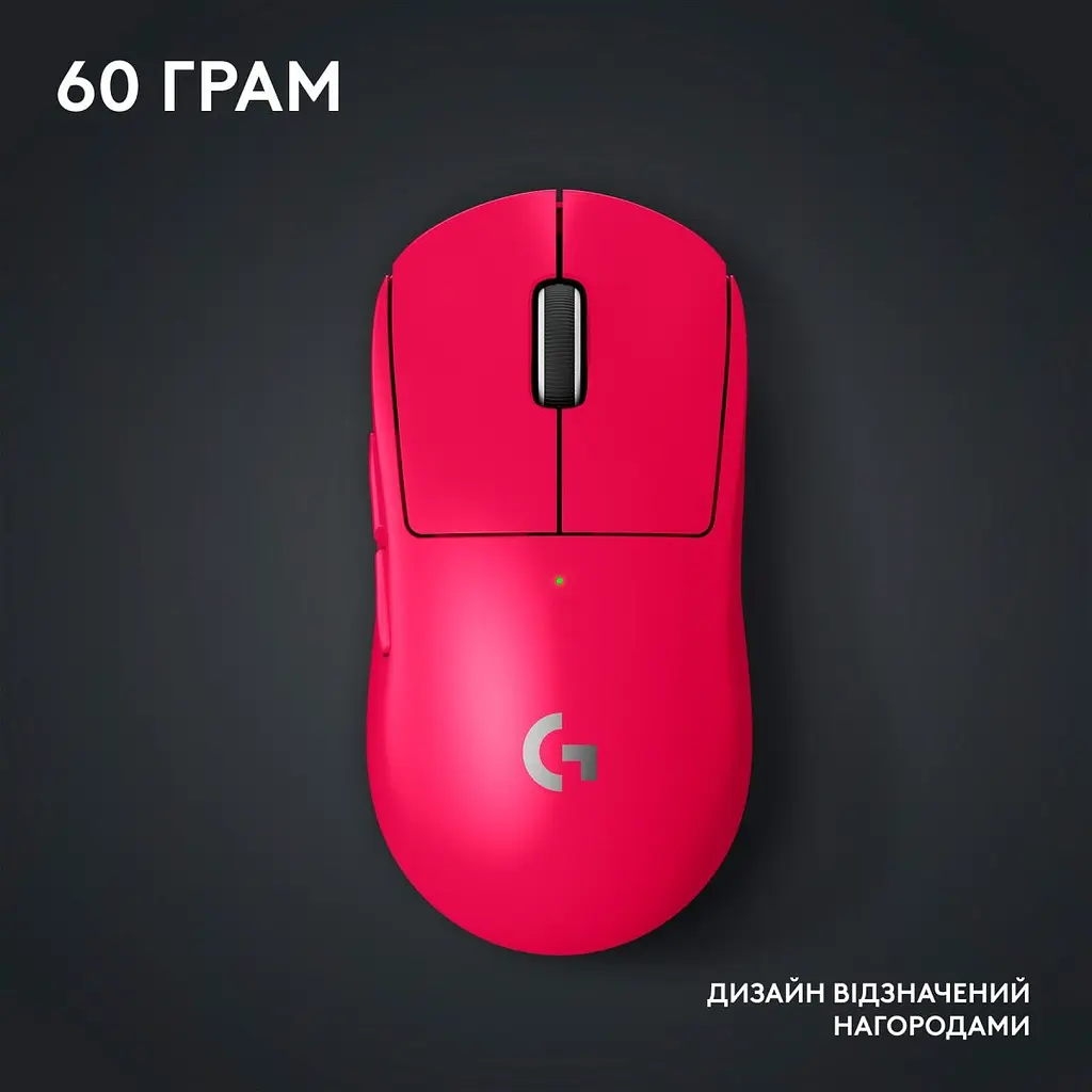 Миша Logitech G PRO X Superlight 2 Lightspeed Wireless Magenta (910-006797) [102868] - фото 12