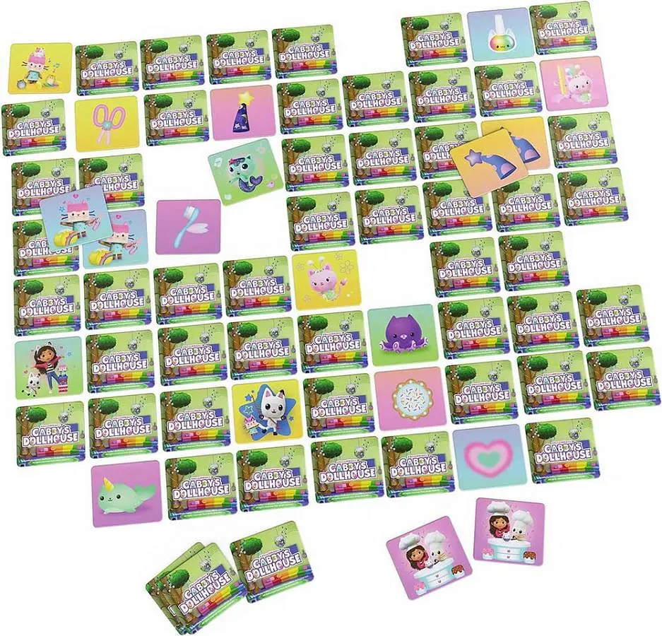 Настільна гра Spin Master Games Меморі Ляльковий будиночок Габбі 72 карти (SM38465/6068353) - фото 4