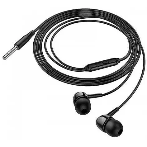 Навушники Hoco Celestial universal earphones with microphone M99 чорні - фото 7