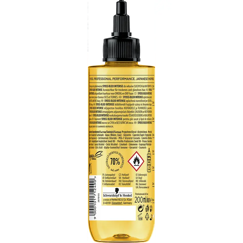 Маска Syoss Oleo Intense для сухих и тусклых волос, 200 мл - фото 2