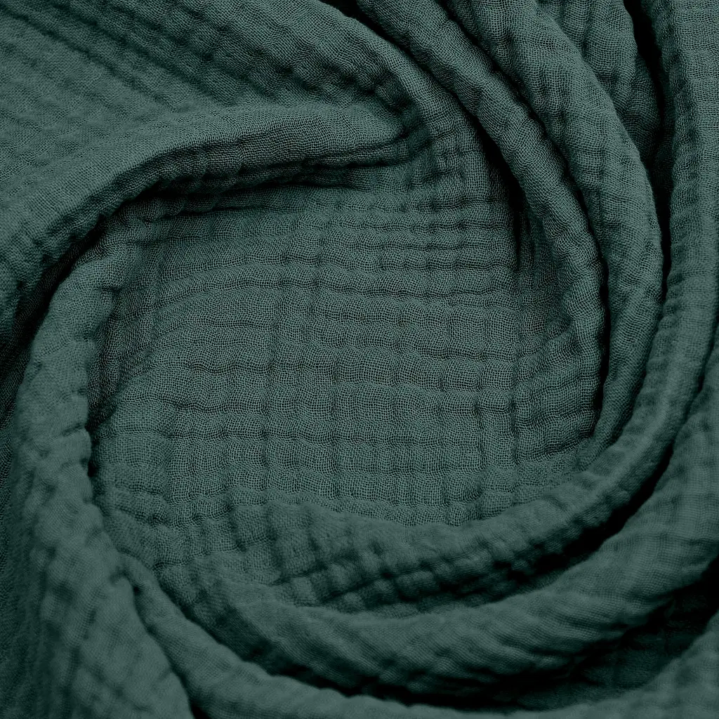 Комплект постільної білизни Cosas євро без простирадла муслін ASPARAGUS 200 x 220 см (Set_Muslin_41Asparagus_200_2) - фото 8