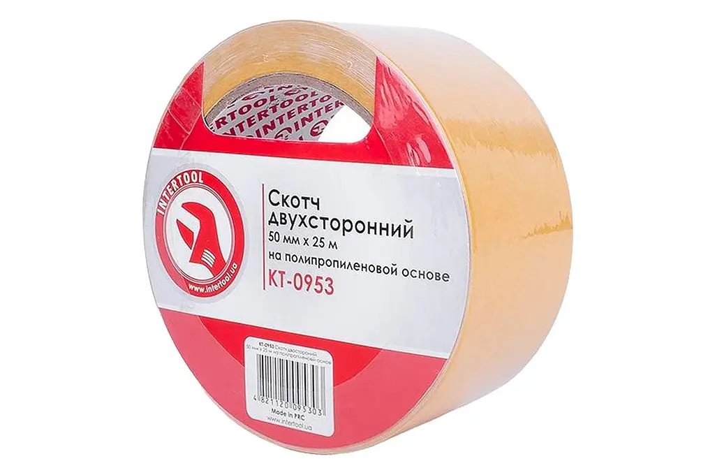 Скотч двухсторонний универсальный Intertool 50 мм х 25 м пропилен - фото 2