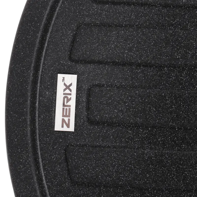 Кухонна мийка Zerix ZS-7750R-13 graphite ZX4561, Графит - фото 2