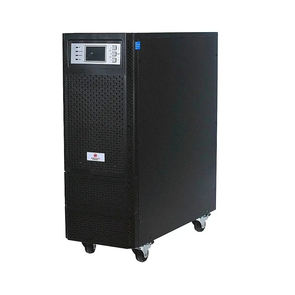 Джерело безперебійного живлення KRF-T6000VA/5400W(LCD) Pro Online UPS Kraft (42-00021) - фото 4
