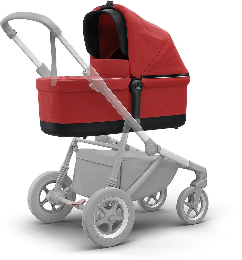 Люлька Thule Sleek Bassinet Energy Red (TH 11000103) - фото 2