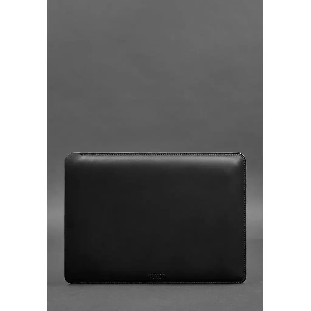 Шкіряний чохол BlankNote Crazy Horse для MacBook 14 дюймів Чорний - фото 2