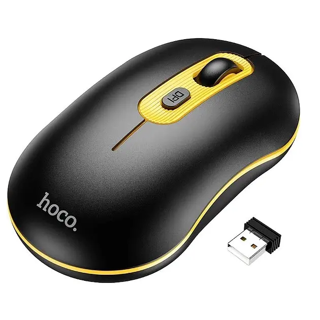 Мишка Бездротова Hoco Gm21 Platinum 2.4 G Business Wireless Mouse білий/сірий