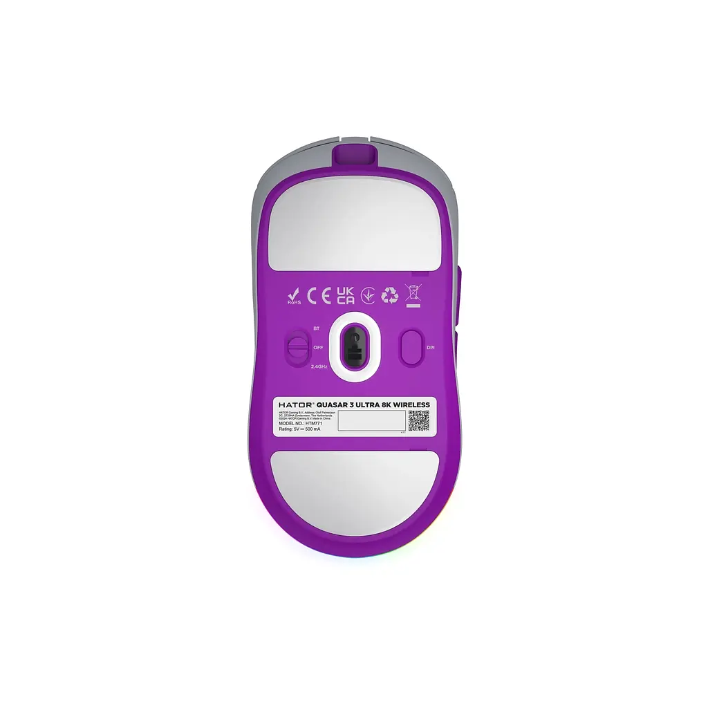 Мишка Hator Quasar 3 Ultra 8K Wireless White (HTM771) - фото 7