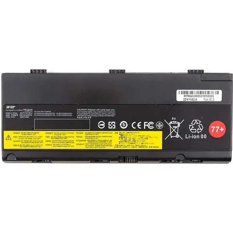 Акумулятор PowerPlant для ноутбуків LENOVO Thinkpad P50 (00NY492) 11.25V 6800mAh (NB482009) - фото 2