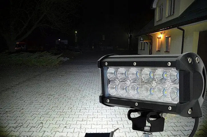 Додаткова LED фара 36W 176x107x73 mm (3W x 12) 10-30V / Ближній (2770) - фото 5