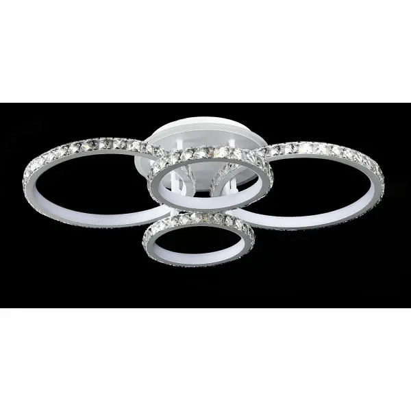 Стельова LED люстра з пультом і нічником Splendid-Ray 30-4022-38 - фото 2