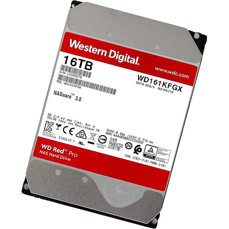 Жорсткий диск 3.5` WD Red Pro HDD SATA 16TB (WD161KFGX) [103867] - фото 4