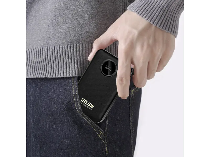 Зовнішній акумулятор (Power Bank) Dudao 20000mAh K14+ 22.5W Black (6977196680016) - фото 4