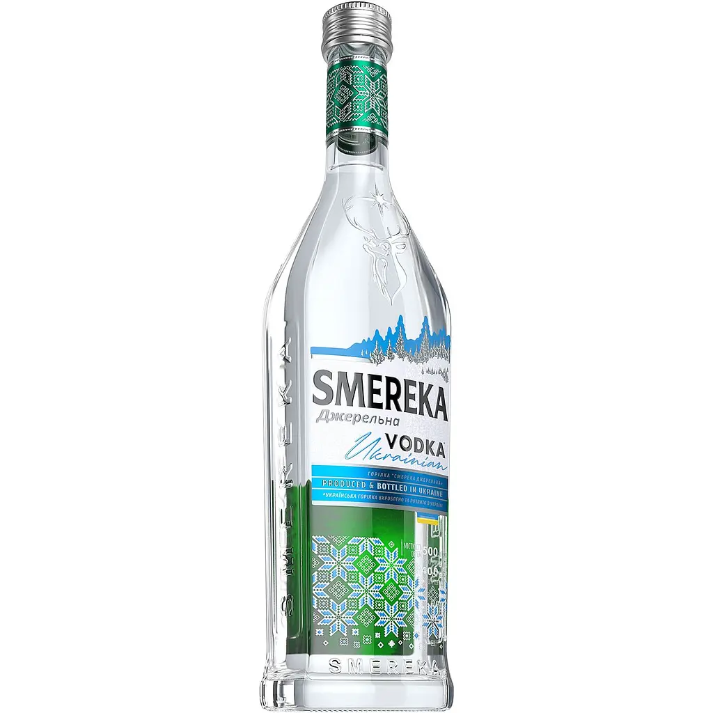 Уцінка. Горілка Smereka Джерельна, 40%, 0,5 л - фото 2