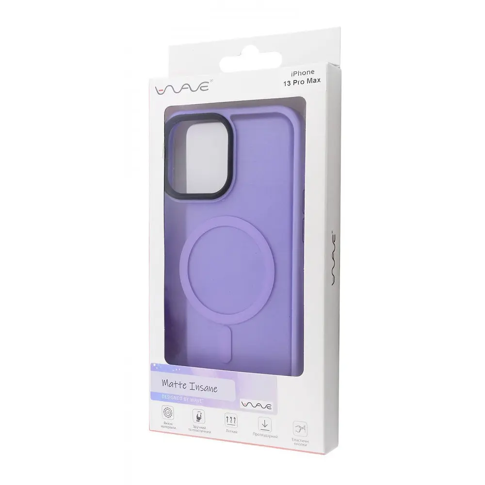 Чохол WAVE Matte Insane Case with Magnetic Ring iPhone 12 Pro Max в асортименті - фото 2