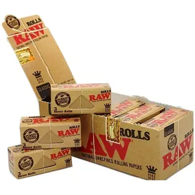 Бумага для самокруток Raw Classic Rolls King Size - фото 3