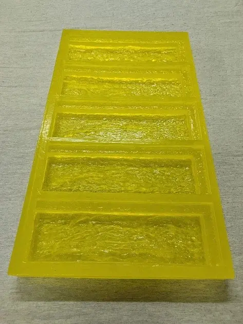 Гибкая полиуретановая форма для изготовления декоративного кирпича A.N.B. "ПАРИЖ СО ШВОМ" на 5 плиток - фото 7