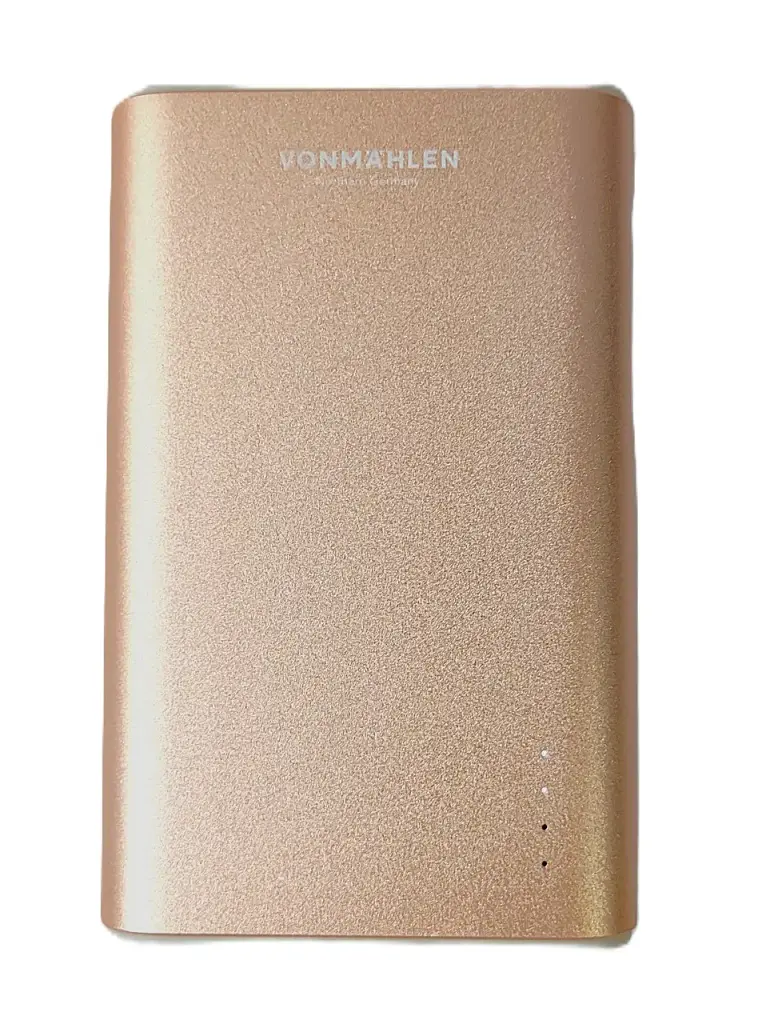 Портативное зарядное устройство Vonmählen Evergreen 10000mAh (вход: MicroUSB+Type-C, выход: Type-C, 2*USB) Rose Gold - фото 2
