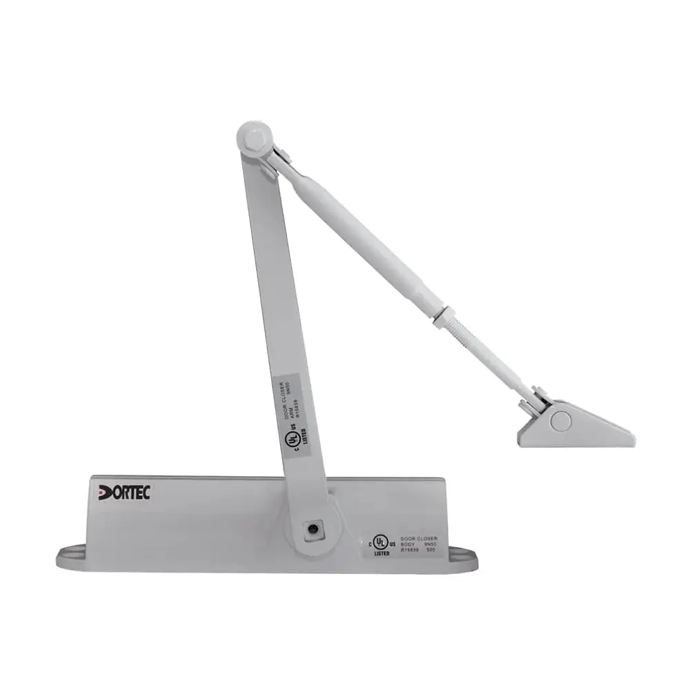 Дверний доводчик Dortec DT-83H White з фіксацією дверей у відчиненому положенні (63-00034) - фото 3