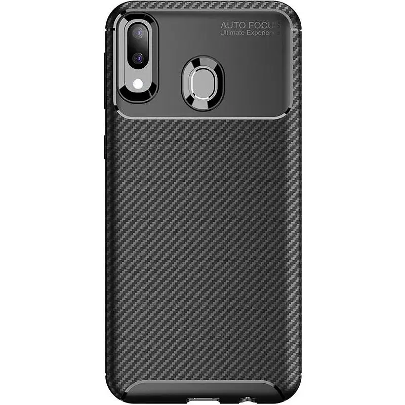 Чохол-накладка Toto TPU Carbon Fiber 1.5 mm Case Samsung Galaxy M20 Black - фото 5