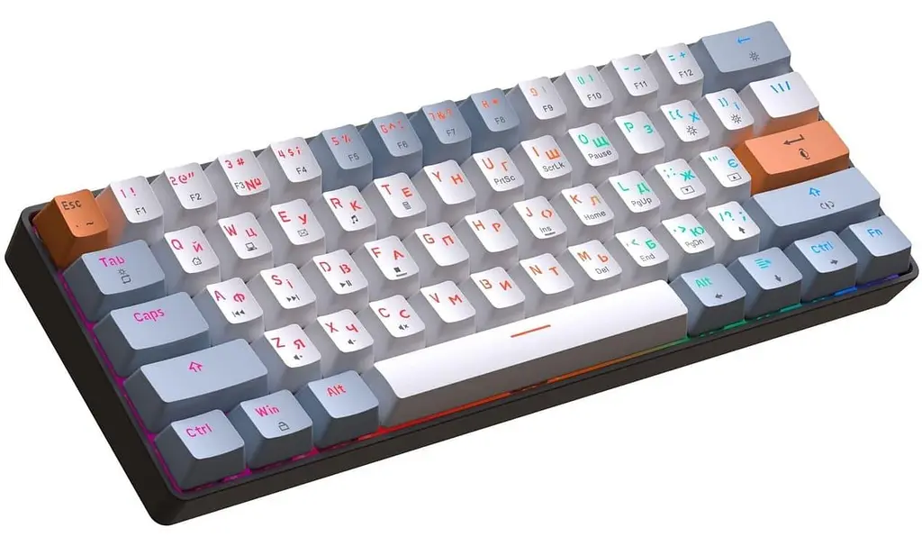 Клавіатура GamePro MK130R Outemu Red Hot-Swap RGB USB (MK130R) - фото 3
