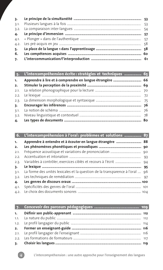 Collection F. L'intercomprehension : une autre approche pour l'enseignant des langues - Марі-Крістін Джамет - фото 4