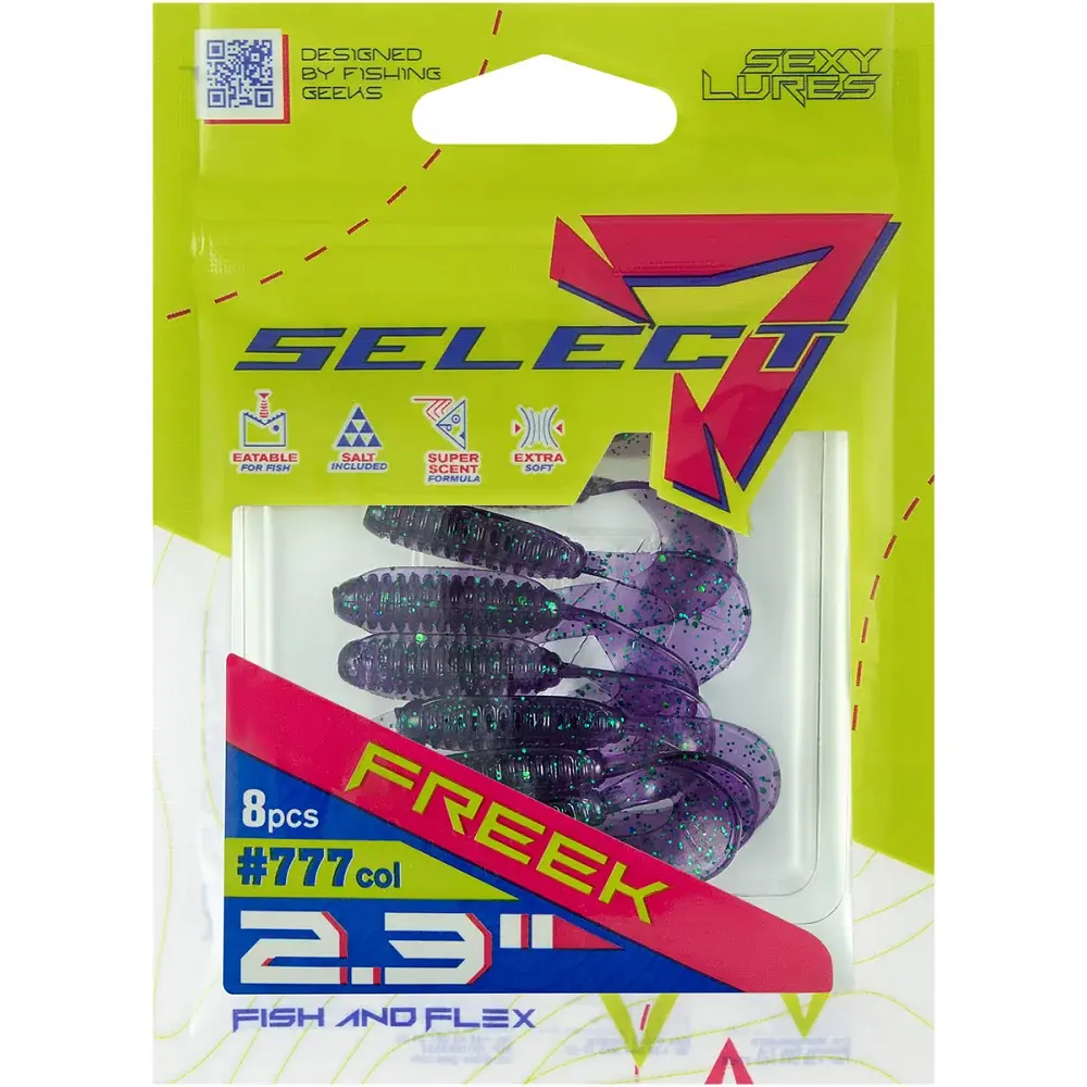 Силікон Select Freek 2.3" 777 FE (8 шт/уп) - фото 2