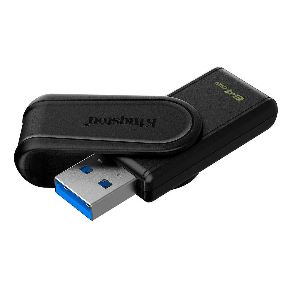 Флеш-накопичувач Kingston USB 3.2 DT Exodia S 64GB чорний - фото 3