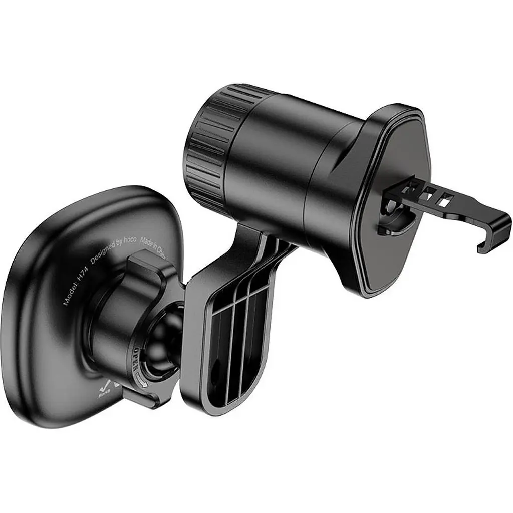 Автотримач Hoco H74 Crown Magnetic Black (646895) [151309] - фото 4