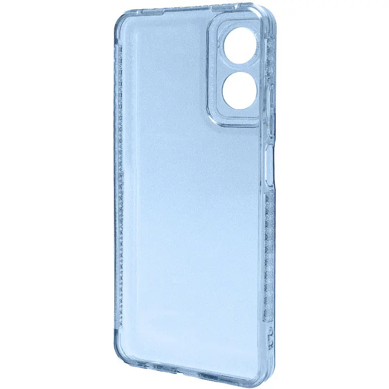 Чохол TPU Starfall Clear для Oppo A17 Блакитний - фото 3